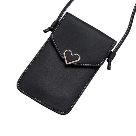 Mobiltelefondeksel Berøringsskjerm Gjennomsiktig SVART svart