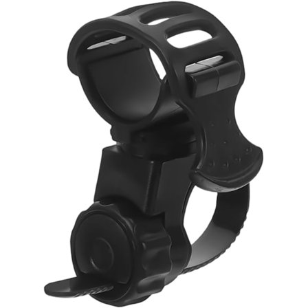 Mountainbike Styr Lys Stand Lommelygte Beslag Klemme Gummiholder til Sikker Natcykling