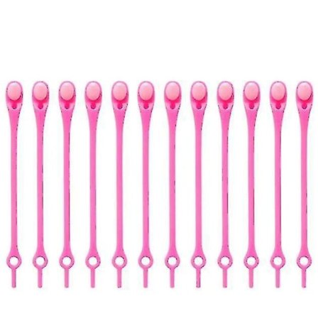 28 stk. Snørebånd uden snørebånd, One Size, Unisex Pink