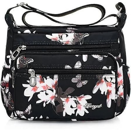 Skulderveske for kvinner, skulderveske, håndveske, avslappet reiseveske med flere lommer