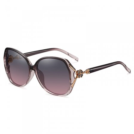 Kvinnors Fashion Polariserad Stora Ram Färgförändrande Solglasögon