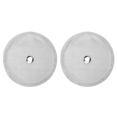 2 stk 100 mesh rustfritt stål filter skjerm erstatning for kaffepresse tilbehør