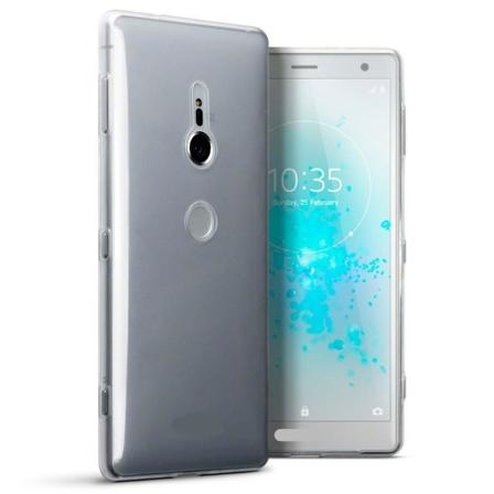 Skal, Sony Xperia XZ2 Premium, genomskinligt gummi, Transparent