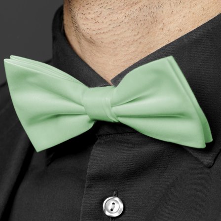 XL Mint Green Basic Pre-Tied Bow Tie for Men - Pre-tied bow ties