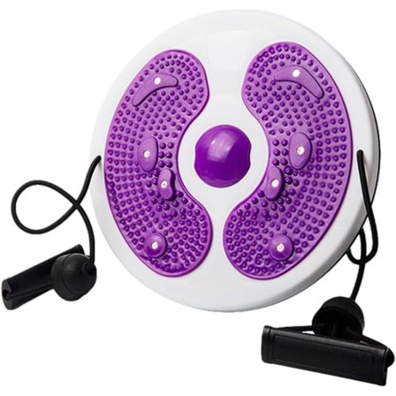 Twist Træningsbræt, Talje Twist Med Snøre Massage Fodsål, Twist Bræt Abdominal Træningsudstyr Med Magneter & Håndtag