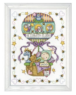 Broderikit Billede Ballontur - Design Works Crafts