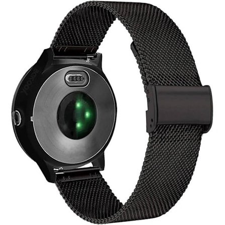 [CA] Urrem kompatibel med Garmin Venu 2 Plus/Venu Sq/Vivoactive 5 / Vivomove 3, rustfrit stål metalnet 20 mm quick release armbånd