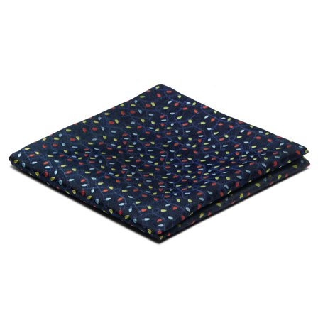 Tummansininen jouluvalo-taskuliina for Men