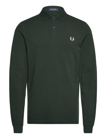 Fred Perry L/S Fred Perry Shirt - Green - L