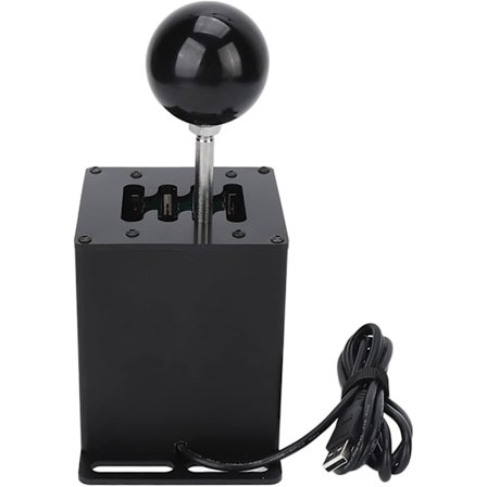 H Shifter Pc Sim Racing Shifter Black USB Simulator Shifter 7 RH Gear Shifter For Ats Ets Dust Wrc Sim Racing Game For For Logitech G29 G27 G25 G920