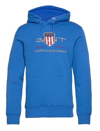 Archive Shield Hoodie Huppari Sininen GANT
