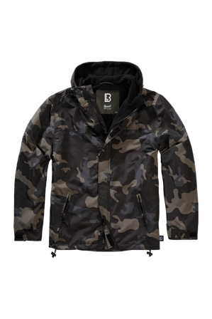 Chaqueta Brandit Windbreaker Frontzip Camuflaje oscuro M
