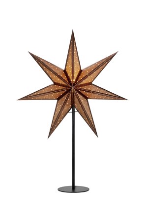 Markslöjd - GLITTER pöytätähti 45 cm - Musta - Valotähdet - - Homeroom