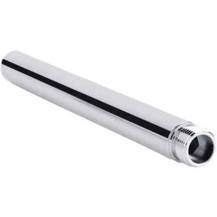 Brusearmsforlænger Rustfrit Stål Bruseforlænger 20 cm Rund Bruseforlængerrør G 1/2" Brusehoved Forlængerarm Badeværelsestilbehør