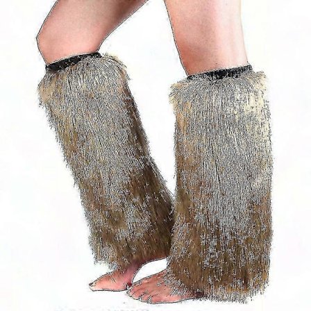 Fuskepels Benvarmere Knæhøje Fortykket Fluffy Sexet Hold Varmen Ensfarvede Dame Strømper Til Hjemme Efterår Vinter[D]