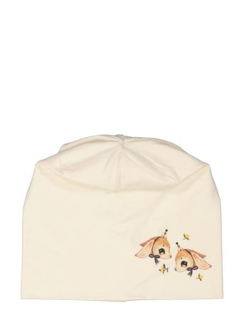 Geggamoja X Mrs Mighetto Bamboo Beanie Accessories Headwear Hats Baby Hats Beige Geggamoja
