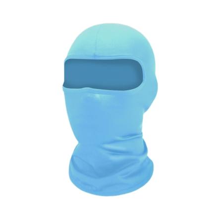 Sommer Pustende Sykkelhette Anti-UV Balaclava Menn Full Face M Sky blue