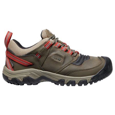 Keen Men's Ridge Flex Waterproof Men hiking shoes Brown 42