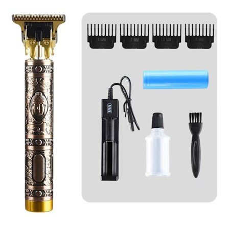 Hårklipper med sterk motor, avtakbart skjærehode, elektrisk hårklippemaskin, trimmer for menn