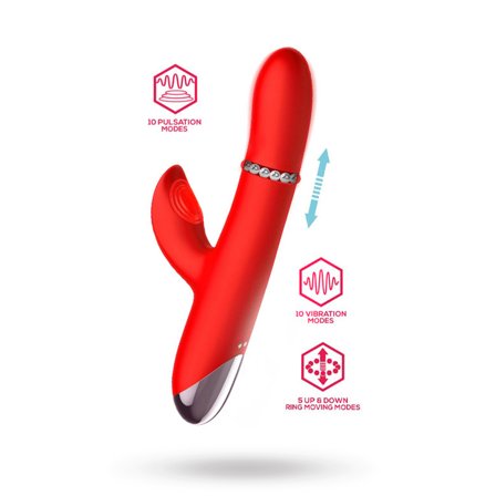 Divya Vibe With Up & Down Internal Ring Beads & Pulsation - Vuxen.se - Vibrator