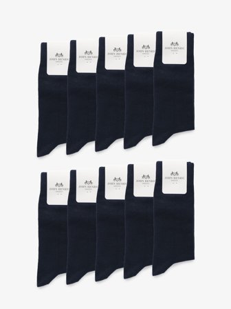 10-Pack Blue Socks