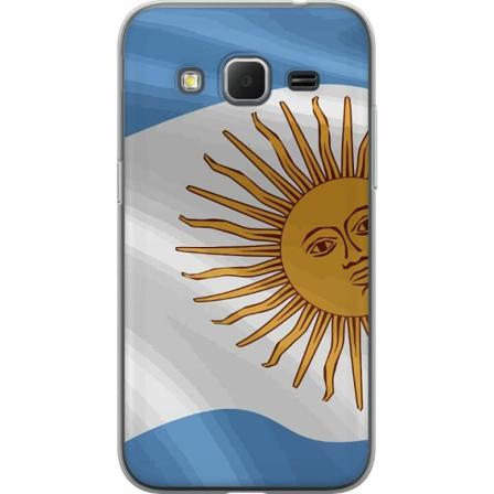 Samsung Galaxy Core Prime Genomskinligt Skal Argentina