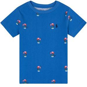 Kids - Ralph Lauren Blue Printed T-Shirt 7 Years - Tops - 7 years - Blue
