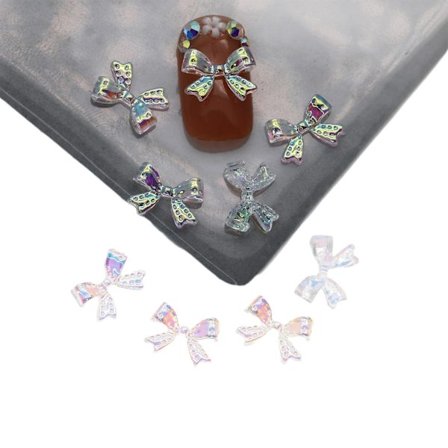 200 st/set Rosetter ab Nagelberlocker Kristallrosett Nagelkonst Berlocker 3D Rosetter Nagelkonst Dekorationer DIY Rosetter Nagelkonst Smycken