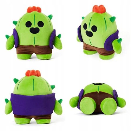 Line Friends Supercell Brawl Stars Hero Spike Myk Plysjleke 25CM