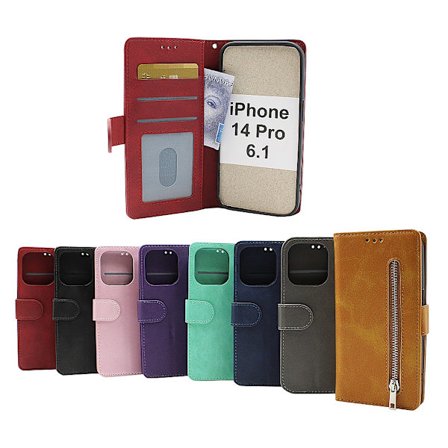 Zipper Standcase Wallet iPhone 14 Pro (6.1)