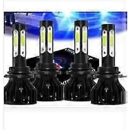 4 stk. - Kompatibel med Dodge Ram 1500 2500 3500 - forlygter 2009-2012 9008 Led Fjern-/nærlys Forlygter/9145 Led Tågelygtepærer - xindaren