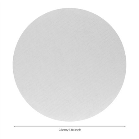 Pakke med 25 hvite runde kakeplater - 10 tommers runde kakeplater av papp, engangsbruk sirkler kakeplate basebrett