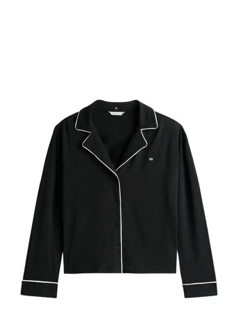 Ls Shirt Pants Set Black Tommy Hilfiger