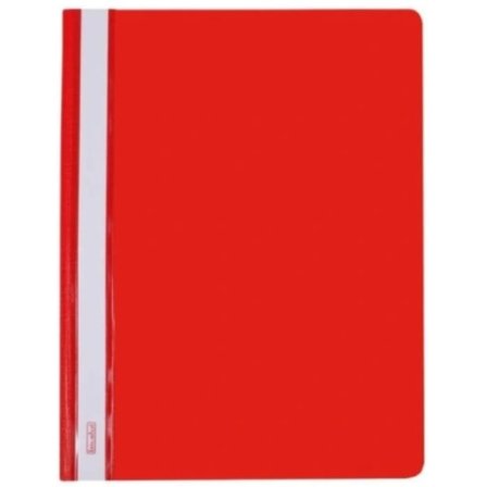 Kontorsmapp/ Plastficka för A4-plast/ Röd