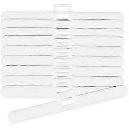 50 kpl Yläripustimia pystylamelleihin, 89 mm (3,5 tuumaa) säleille, valkoinen, korjausvaraosat