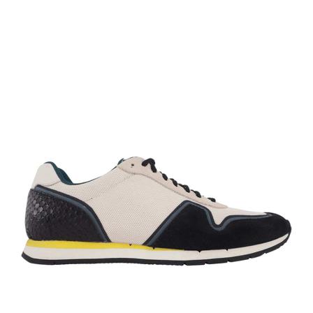 PS By Paul Smith Men’s White Mesh ‘Mo’ Tennis Shoe , Wit , Heren , Maat: 43 EU Schoenen