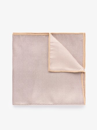 John Henric Men's Beiges Einstecktuch Struktur Size Onesize