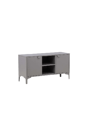 Venture Home Piring Förvaring Sidobord Grå