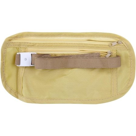 Skjult Bælte til Rejser, Sikker Paspung med Tyverisikring, Skjult Pung Holder Dine Værdigenstande Sikre, Pengebælter