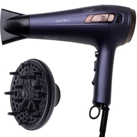 Hårtork med indragbar sladd och 2400 W effekt