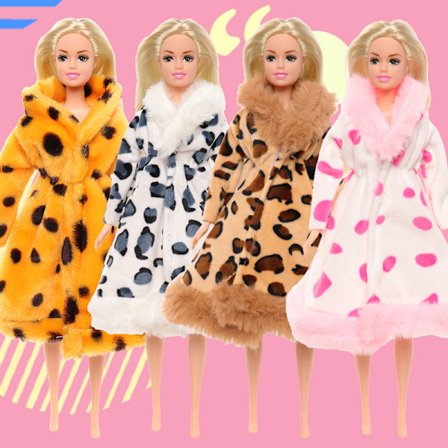 4-osainen paketti 30 cm nuken vaatteita neulepusero nuken vaatteita tytöille