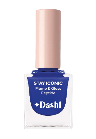 DASHL Stay Iconic Plump & Gloss Peptide Nagellack Unisex Blå 10ML