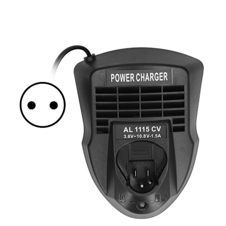 Batteriladdare för elverktyg, kompatibel med Bosch elektriska borrmaskiner BS3.6-10.8V Li-Ion 100-240VEU-kontakt