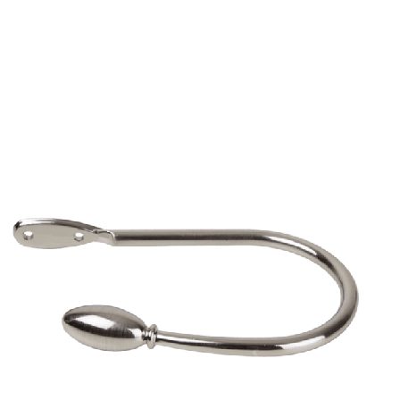 Kirsch Drops gardinomtag, 9,5 cm, 2 st Gardiner Grå ONESIZE