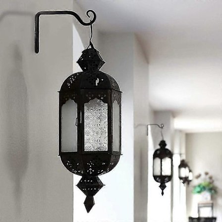 2 kpl Seinäkiinnityskoukku metalliruuvilla lintujen ruokintalaitteiden tuulikellojen kukka-amppeleiden lyhtyjen ripustamiseen - MXBC