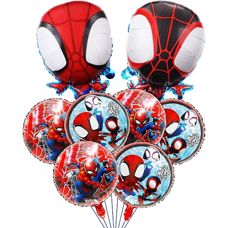 Spidey og hans fantastiske venner folieballonger, Spidey bursdagsfest ballongdekorasjoner