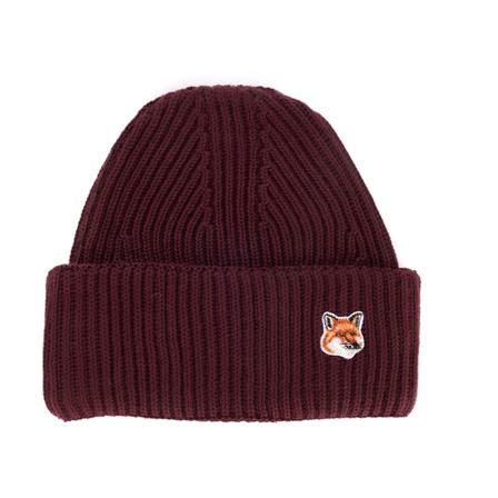 Maison Kitsuné, Beanies Rood, Heren, Maat:ONE Size,wol