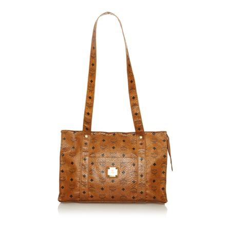MCM Pre-owned, Pre-owned Bags Bruin, Dames, Maat:ONE Size