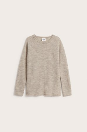 Kappahl | Ulltrøye i merinoull Kaxs Melert beige 98/104 | Melert beige