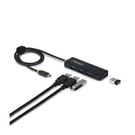 USB-C hub med 4 porte - Kompakt